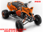 Preview: Joker Background Orange, Joker color Black-White for KTM Quad SX/XC 450/505/525